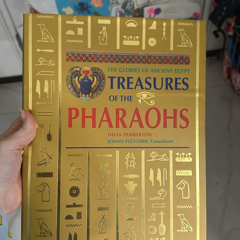 Golden Egyptian History Book